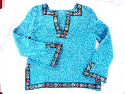 Turquoise cotton sweater 2.jpg
